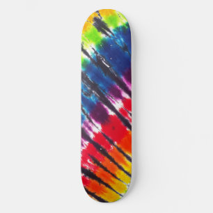 Multifärgad - färgämne skateboard bräda 21,5 cm