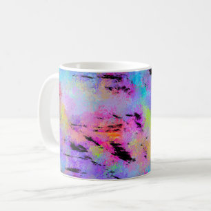 Multifärgad för abstrakt-styrd kaffemugg