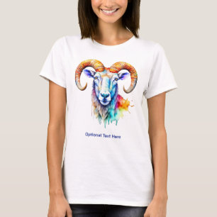 Multifärgad för bergsmålning Måla vattenfärg för T Shirt