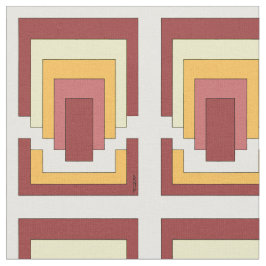 Multifärgad för rektangulär Abstrakt (70:s Stil) Tyg