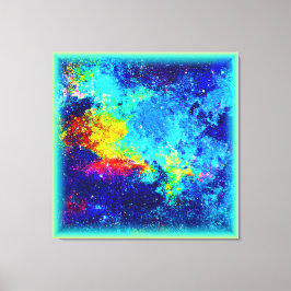 Multifärgad Galaxy-design. Köp nu Canvastryck