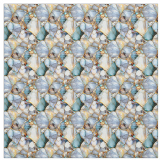 Multifärgad Gemstones Tyg