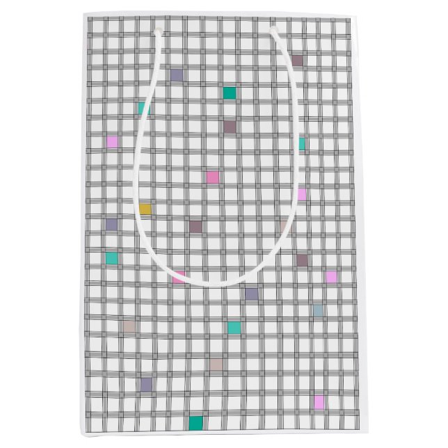 Multifärgad geometrisk kontrollerad Mönster (Framsidan)