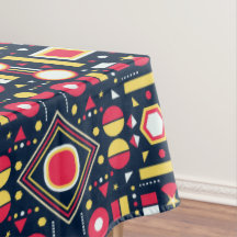 Multifärgad Geometriska former Mönster