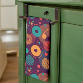 Multifärgad Geometriska former mönster Kökshandduk