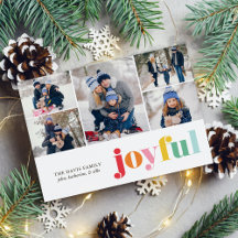 Multifärgad "Glatt" galleri med 5 foton Festive