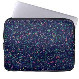 Multifärgad Glitter Confetti Laptop Fodral