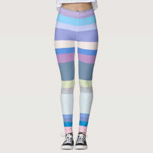 Multifärgad Grönt/Grått/iger/Rosa/Lila/blå Leggings