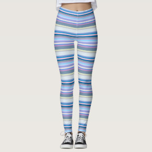 Multifärgad Gult/Grått/iger/Rosa/Lila/blått Leggings