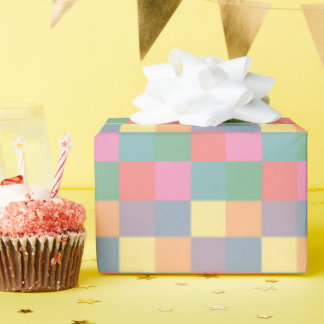 Multifärgad "harlequin" matte presentpapper