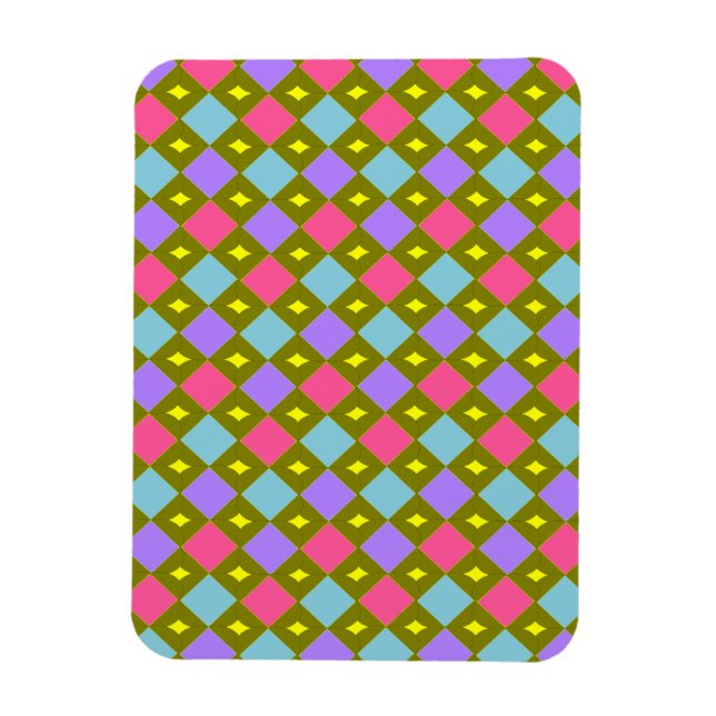 Multifärgad Honeycomb Du Skapar Magnet (Vertikal)