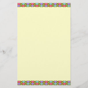 Multifärgad Honeycomb Skapar ditt eget arkiv Brevpapper