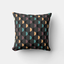 Multifärgad jordton Abstrakt Dekorativ kudde