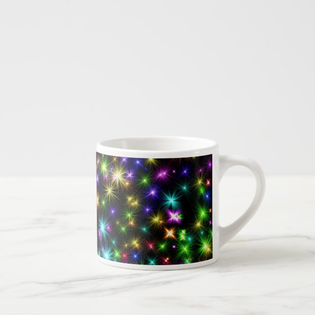 Multifärgad julstjärna Rays-57191 Espressomugg (Höger)