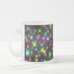 Multifärgad julstjärna Rays-57191 Frostad Glasmugg