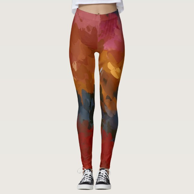 Multifärgad Leggings (Framsida)