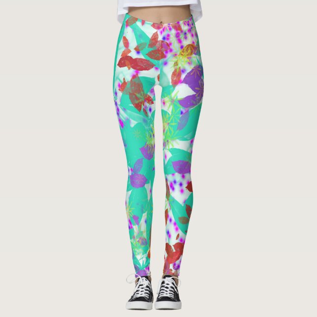 Multifärgad Leggings (Framsida)