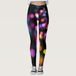 Multifärgad ljus leggings