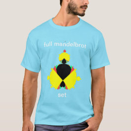 Multifärgad Mandelbrot Set Fractal Pop Art Stil T Shirt