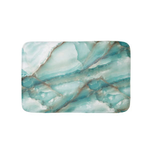 Multifärgad Marble: Onyx Glass Effect. Badrumsmatta