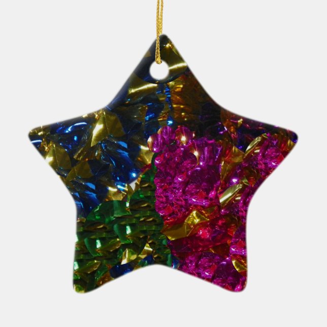 Multifärgad Mix Star Ornament (Framsidan)