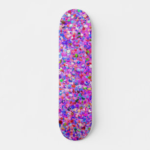 Multifärgad Mosaic Modern Grit Glitter #3 Mini Skateboard Bräda 18,7 Cm