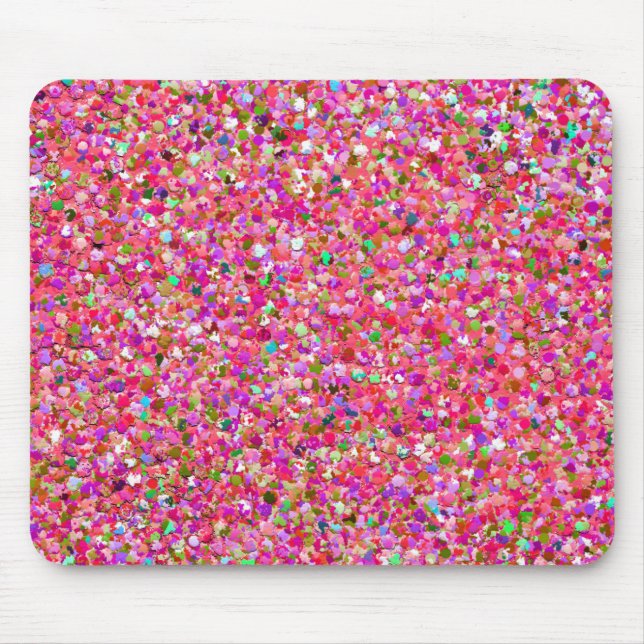 Multifärgad Mosaic Modern Grit Glitter #4 Musmatta (Framsidan)