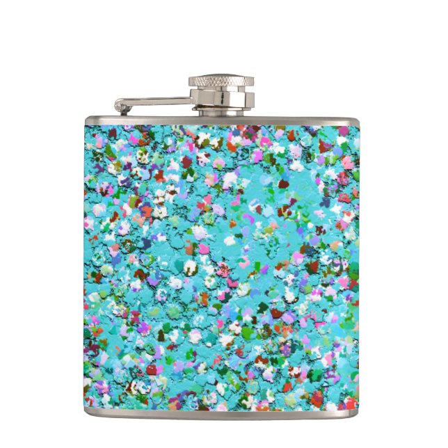 Multifärgad Mosaic Modern Grit Glitter #7 Fickplunta (Framsidan)