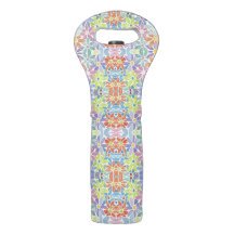 Multifärgad Mosaic Vin Tote