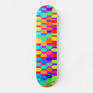 Multifärgad Old School Skateboard Bräda 18 Cm