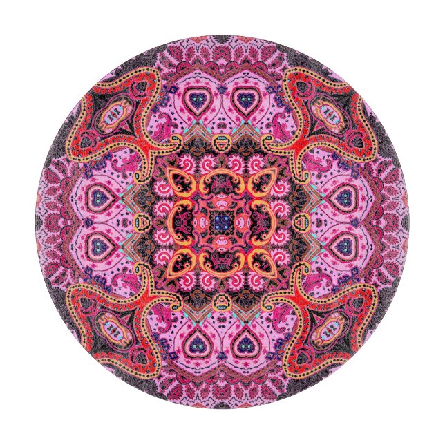 Multifärgad paisley, sjalabildsdesign (Framsidan)