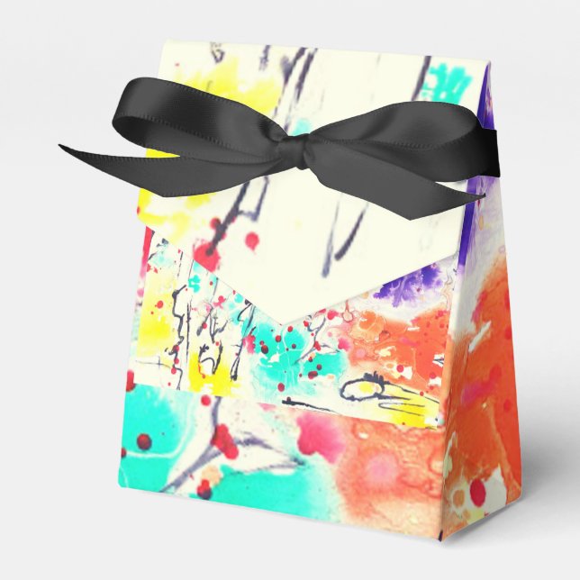 Multifärgad part-förmånslåda presentaskar (Framsidan Sidan)