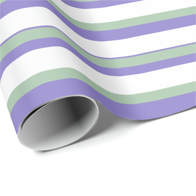 Multifärgad Pastel Rand Wrapping Papper Presentpapper (Rullad Hörn)