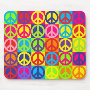 Multifärgad Peace Musmatta