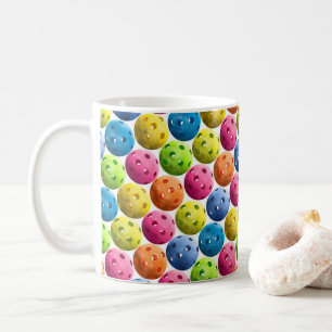 Multifärgad Pickleball Kaffemugg