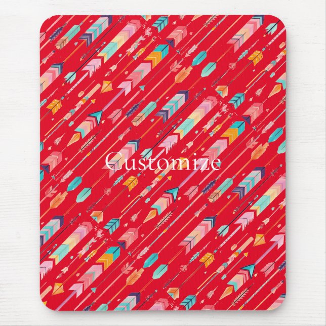 Multifärgad Pil Mönster Thunder_Cove Musmatta (Framsidan)