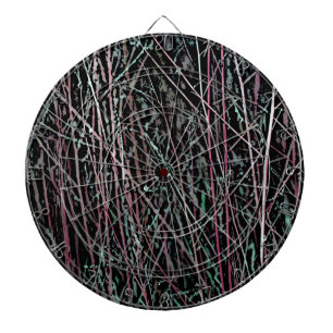 Multifärgad Reeds inom Rosa och Grönt Darttavla
