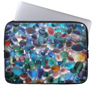 Multifärgad Sea Glass Bärbar dator Fodral