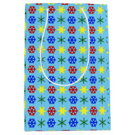 Multifärgad Snöflingor