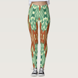 Multifärgad sömlös mönster "Ratti_Kreativ_Arts" Leggings