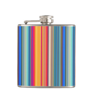 Multifärgad stripe Mönster Fickplunta