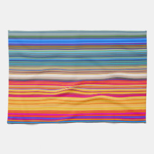 Multifärgad stripe Mönster Kökshandduk