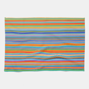 Multifärgad stripe Mönster Kökshandduk