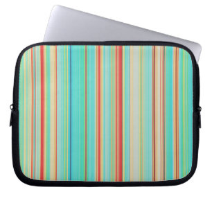Multifärgad stripe Mönster Laptop Sleeve