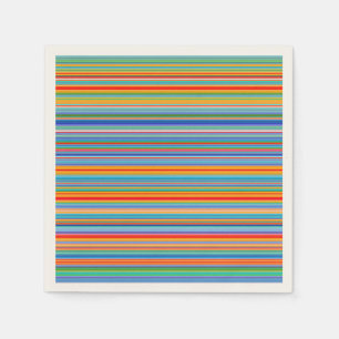 Multifärgad stripe Mönster Pappersservett