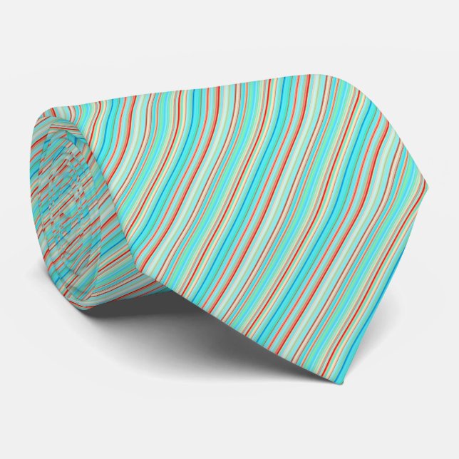 Multifärgad stripe Mönster Slips (Rullad)