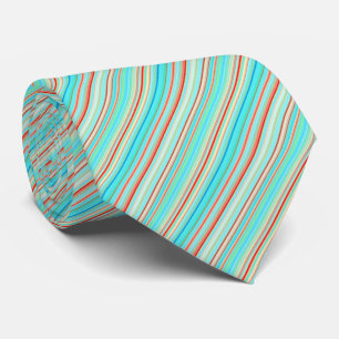 Multifärgad stripe Mönster Slips