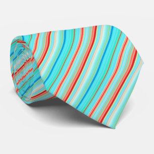 Multifärgad stripe Mönster Slips