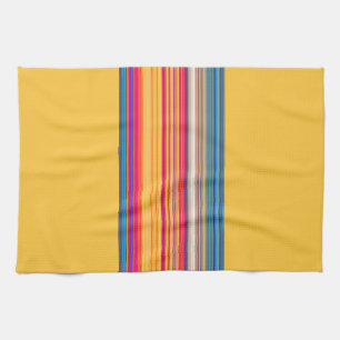 Multifärgad stripe/röd Mönster Kökshandduk