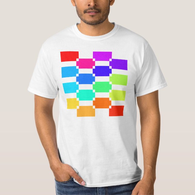 Multifärgad T-shirt (Framsida)